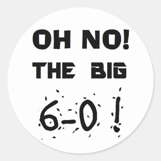 Stickers "60e anniversaire" (Devant)