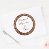 Stickers 6 - 3" Favoriser Arbre d'automne (Enveloppe)