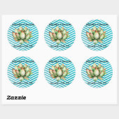 Stickers 6 - 3" Favoriser Boho Cactus Cactus Succu (Feuille)