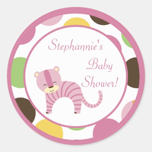 Stickers 6 - 3" Favoriser Jungle Queen Tiger Safar (Devant)