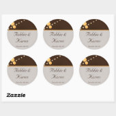 Stickers 6 - 3" Favoriser Lanternes en papier mode (Feuille)