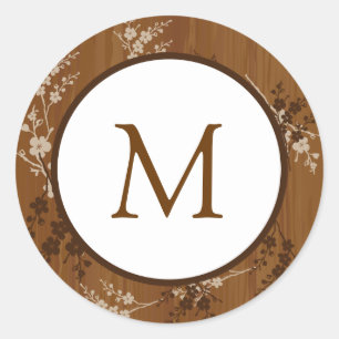 Stickers 6 - 3" Favoriser Planche en bois Mariage