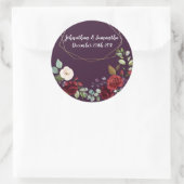 Stickers 6 - 3" Favoriser Plum Purple Rose Gold Ge (Sac)