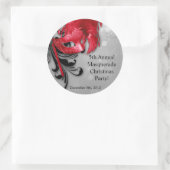 Stickers 6 - 3" Favoriser Rouge sur Mascarade Arge (Sac)