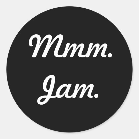 Stickers 6- ou 20-pack : Jam. (Devant)