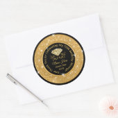 Stickers 70e Anniversaire Black and Gold (Enveloppe)