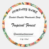 Stickers,#9 Gift Candle Soap Label bewerkbare kaar (Voorkant)