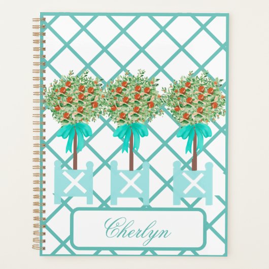 Stickers à baguette à gingembre bleu Orange Tree (Devant)