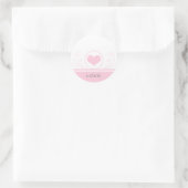 Stickers À Balayage Coeur Mod, Rose Clair (Sac)