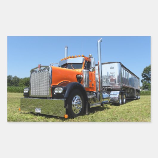 Stickers à benne Kenworth W900A (Devant)