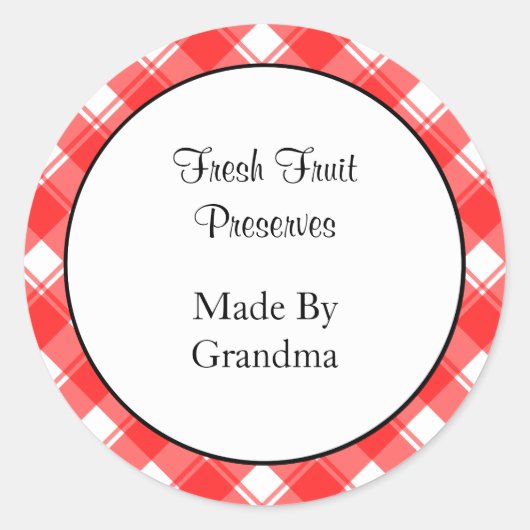 Stickers à canne blanche rouge (Devant)