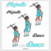Stickers à changement rapide Majorette (Marine) (Feuille)