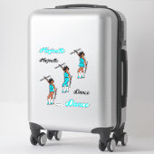 Stickers à changement rapide Majorette (Marine) (Sur valise)