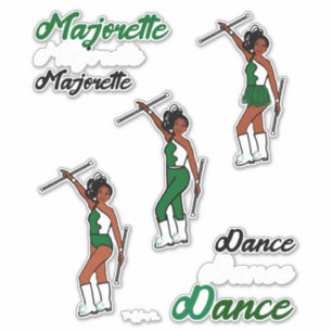Stickers à changement rapide Majorette (vert)