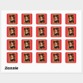 Stickers à double menace sorcière gingembre (Feuille)