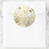 Stickers à enveloppe de rose blanche (Sac)