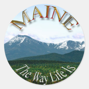 Stickers à enveloppe du Maine Mt. Katahdin