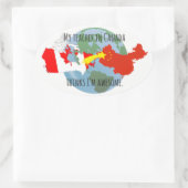 Stickers à envoyer à l'étudiant : Canada, stupéfia (Sac)