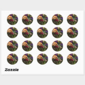 Stickers à fleurs - design sophistiqué (Feuille)