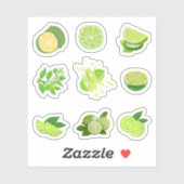 Stickers à la chaux (Feuille)