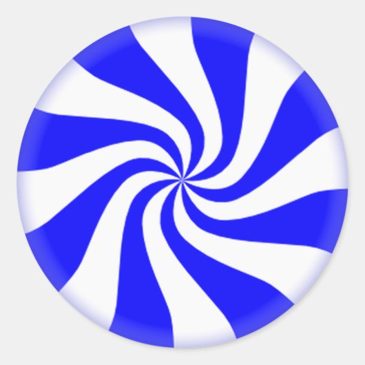 Stickers à la menthe bleue (Devant)