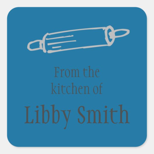 Stickers "À Partir De La Cuisine De" (Devant)