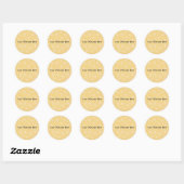 Stickers à points jaunes (Feuille)