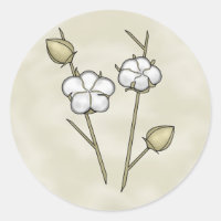 Stickers à poule de coton