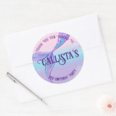 Stickers à queue de sirène personnalisée (Enveloppe)