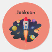 Stickers à roquettes personnalisés (Devant)