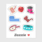 Stickers à rouleaux de ruban (Feuille)