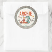 Stickers À Thème Voiture De Course Excitant (Sac)