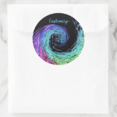 Stickers à vague arc-en-ciel liquide (Sac)