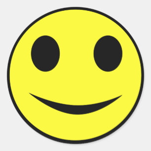 Stickers à visage jaune classique
