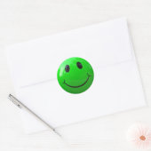 Stickers à visage vert citron (Enveloppe)