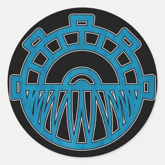 stickers aan het tandwiel (Voorkant)