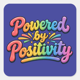 Stickers - Aangedreven door Positiviteit