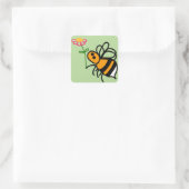 Stickers Abeille Et Fleur 20 par feuille (Sac)