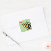 Stickers Abeille Et Fleur 20 par feuille (Enveloppe)