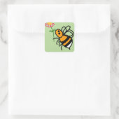 Stickers Abeille Et Fleur 20 par feuille (Sac)