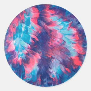 Stickers Abstrait de signalisation de paix bleu ro