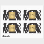 Stickers Abstraits en noir (Feuille)