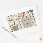 Stickers Abstraits modernes du milieu du siècle (Enveloppe)