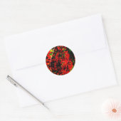 Stickers Abstraits rouges (Enveloppe)