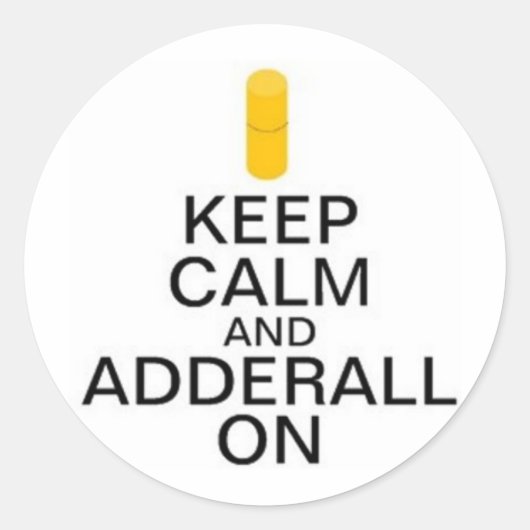 Stickers Adderall (Devant)