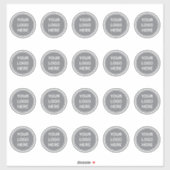 Stickers adhésifs professionnels personnalisés en  (Feuille)