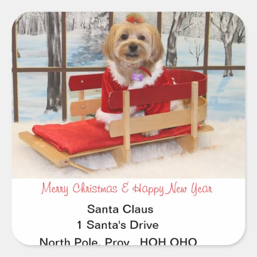 Stickers Adresse de Noël (Devant)