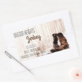 Stickers Adresse d'entreprise Red Boots Pays Russe (Enveloppe)