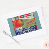 Stickers  Adverteren Fox Georgia perziken (Envelop)