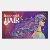 Stickers affaires cheveux et ongles clair de lune (Devant)